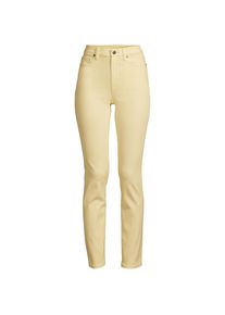 LANDS' END Slim Fit Stretch-Jeans High Waist in Plus-Gr&ouml;&szlig;e, Damen, size: plus, Gelb, Elasthan/Baumwoll-Mischung/Polyester-Mischung, by Lands' End