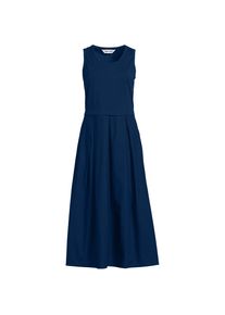 LANDS' END Ausgestelltes &auml;rmelloses Midikleid f&uuml;r Damen, Damen, size: regular, Blau, Baumwolle/Baumwoll-Mischung, by Lands' End