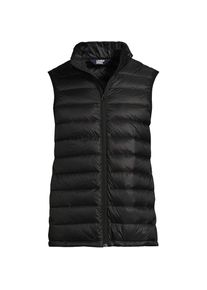 LANDS' END Ultraleichte verstaubare Wanderweight-Daunenweste f&uuml;r Herren, Herren, size: regular, Schwarz, Polyester/Nylon/Daunen, by Lands' End