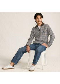 LANDS' END Bedford-Polopullover mit Rei&szlig;verschluss f&uuml;r Herren, Herren, size: regular, Elfenbein, Baumwoll-Mischung/Polyester-Mischung, by Lands' End