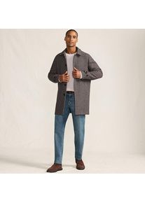 LANDS' END Karierter Mantel f&uuml;r Herren, Herren, size: regular, Braun, Wolle/Polyester/Polyester-Mischung, by Lands' End