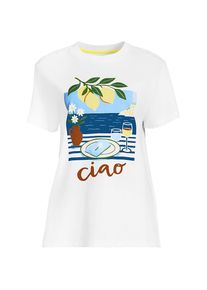 LANDS' END Grafik-Shirt f&uuml;r Damen in Plus-Gr&ouml;&szlig;e, Damen, size: plus, Gelb, Baumwolle, by Lands' End