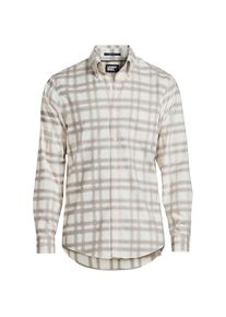 LANDS' END CLASSIC FIT. B&uuml;gelfreies Twillhemd f&uuml;r Herren, Herren, size: regular, Grau, Baumwolle, by Lands' End