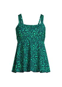LANDS' END Ausgestelltes Tankinitop mit U-Ausschnitt f&uuml;r Damen, Damen, size: regular, Rot, Elasthan/Polyester-Mischung/Nylon-Mischung, by Lands' End