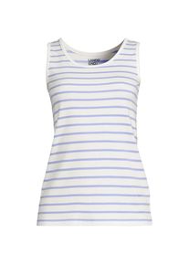LANDS' END Baumwoll-Top f&uuml;r Damen, Damen, size: regular, Elfenbein, Baumwolle, by Lands' End