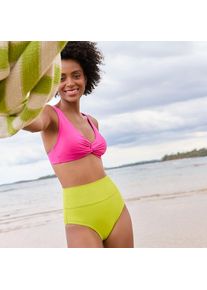 LANDS' END Bikinihose zum Umschlagen, High Waist, f&uuml;r Damen, Damen, size: regular, Gr&uuml;n, Nylon-Mischung, by Lands' End