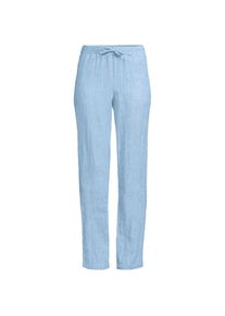 LANDS' END Relaxte Premium Reinleinen-Schlupfhose f&uuml;r Damen, Damen, size: regular, Blau, Leinen, by Lands' End