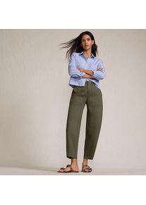 LANDS' END Barrel-Chinos High Waist f&uuml;r Damen, Damen, size: regular, Gr&uuml;n, Baumwolle/Elasthan, by Lands' End