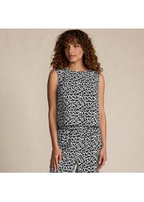 &Auml;rmelloses Top f&uuml;r Damen, Damen, size: regular, Schwarz, Baumwolle/Viskose/Baumwoll-Mischung, by Lands' End