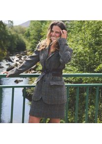 LANDS' END Harris Tweed Rock, Damen, size: regular, Braun, Wolle, by Lands' End
