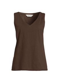 LANDS' END Baumwolltop aus Flammgarn f&uuml;r Damen, Damen, size: regular, Braun, Baumwolle, by Lands' End