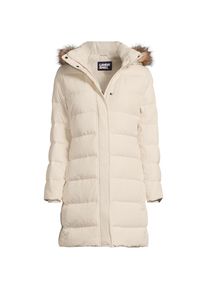 LANDS' END Daunenmantel mit Kapuze f&uuml;r Damen in Plus-Gr&ouml;&szlig;e, Damen, size: plus, Elfenbein, Polyester, by Lands' End
