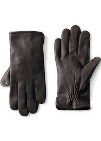 LANDS' END Leder-Handschuhe mit Kaschmirfutter, Herren, size: regular, Braun, Kaschmir/Leder, by Lands' End