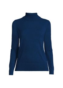 LANDS' END Rollkragen-Pullover aus Kaschmir in Plus-Gr&ouml;&szlig;e, Damen, size: plus, Blau, Kaschmir, by Lands' End