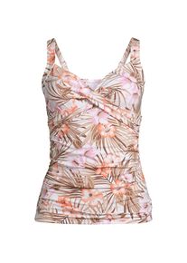 LANDS' END Tankinitop CHLORRESISTENT mit V-Ausschnitt Gemustert f&uuml;r Damen, Damen, size: regular, Gelb, Nylon-Mischung, by Lands' End