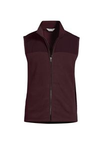 LANDS' END Anyweather Fleece-Weste f&uuml;r Herren, Herren, size: regular, Rot, Polyester, by Lands' End