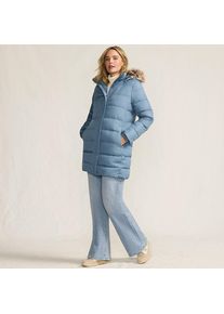 LANDS' END Daunenmantel mit Kapuze f&uuml;r Damen in Plus-Gr&ouml;&szlig;e, Damen, size: plus, Blau, Polyester, by Lands' End