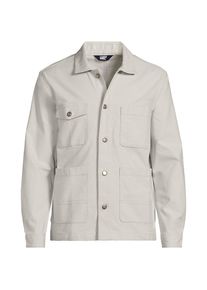 LANDS' END Worker-Jacke f&uuml;r Herren, Herren, size: regular, Beige, Baumwolle/Elasthan, by Lands' End