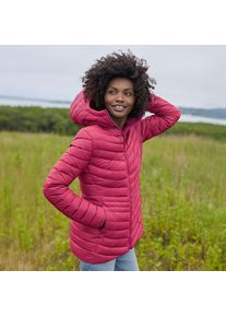 LANDS' END Daunenjacke WANDERWEIGHT Verstaubar Ultraleicht mit Kapuze f&uuml;r Damen in Petite-Gr&ouml;&szlig;e, Damen, size: petite, Pink, Nylon/Daunen, by Lands' End