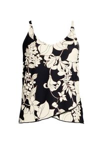 LANDS' END Tankinitop mit Tulpensaum chlorresistent f&uuml;r Damen in Plus-Gr&ouml;&szlig;e, Damen, size: plus, Schwarz, Nylon-Mischung, by Lands' End