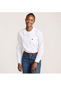 LANDS' END Lands' End x Lulu Guinness Lips Baumwollbluse f&uuml;r Damen, Damen, size: regular, Wei&szlig;, Baumwolle, by Lands' End