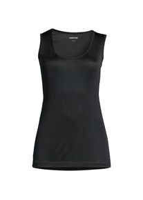 LANDS' END Seidentop f&uuml;r Damen in Plus-Gr&ouml;&szlig;e, Damen, size: plus, Schwarz, Seide, by Lands' End