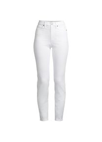 LANDS' END Slim Fit Stretch-Jeans High Waist in Plus-Gr&ouml;&szlig;e, Damen, size: plus, Wei&szlig;, Elasthan/Baumwoll-Mischung/Polyester-Mischung, by Lands' End