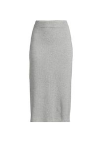 LANDS' END Feinstrick-Midirock f&uuml;r Damen, Damen, size: regular, Grau, by Lands' End