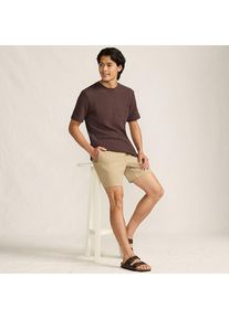 LANDS' END T-Shirt aus Jersey mit Struktur f&uuml;r Herren, Herren, size: regular, Rot, Baumwolle/Polyester, by Lands' End