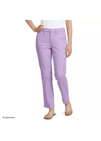 LANDS' END 7/8-Chinos mit geradem Bein Mid Waist f&uuml;r Damen, Damen, size: regular, Lila, by Lands' End