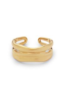 LANDS' END Wasserfester, verstellbarer Stapelring f&uuml;r Damen, Damen, size: regular, Gelb, by Lands' End