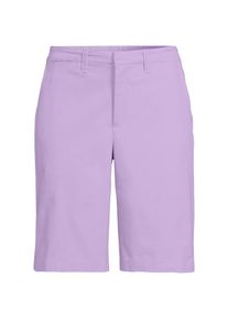 LANDS' END Chino-Bermudas f&uuml;r Damen in Plus-Gr&ouml;&szlig;e, Damen, size: plus, Lila, Elasthan/Baumwoll-Mischung, by Lands' End