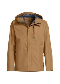 LANDS' END Verstaubare wasserdichte Regenjacke f&uuml;r Herren, Herren, size: regular, Beige, Polyester, by Lands' End
