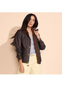 LANDS' END Wachsjacke f&uuml;r Damen, Damen, size: regular, Braun, Baumwolle, by Lands' End