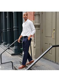 LANDS' END Classic Fit Ultimativ-Chino, Herren, size: regular, Blau, Baumwolle/Elasthan/Polyester, by Lands' End