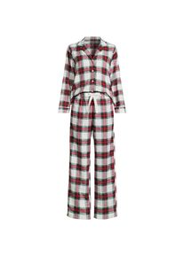 LANDS' END Pyjama-Set aus reinem Baumwoll-Flanell f&uuml;r Damen, Damen, size: regular, Elfenbein, Baumwolle, by Lands' End
