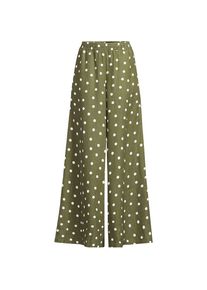 LANDS' END Premium Reinleinen-Palazzohose f&uuml;r Damen in Petite-Gr&ouml;&szlig;e, Damen, size: petite, Gr&uuml;n, Leinen, by Lands' End