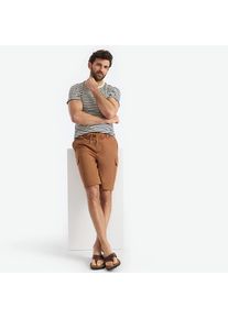 Cargo-Shorts mit Schlupfbund f&uuml;r Herren, Herren, size: regular, Braun, Baumwolle/Leinen, by Lands' End