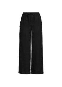 LANDS' END Premium Reinleinen-Schlupfhose in 7/8-L&auml;nge in Plus-Gr&ouml;&szlig;e, Damen, size: plus, Schwarz, Leinen, by Lands' End