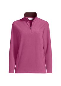 LANDS' END Anyweather Fleece-Pullover mit Rei&szlig;verschluss f&uuml;r Damen in Petite-Gr&ouml;&szlig;e, Damen, size: petite, Rot, Polyester, by Lands' End