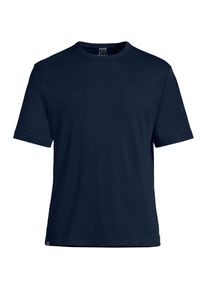 LANDS' END Supima-Shirt '63 aus Interlock-Baumwolle, Herren, size: regular, Blau, Baumwolle, by Lands' End
