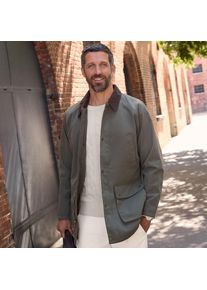LANDS' END Wasserdichte Squall-Jacke mit Cordkragen, Herren, size: regular, Gr&uuml;n, Polyester/Nylon, by Lands' End