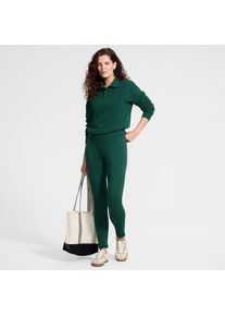 LANDS' END Thermo-Leggings mit Tasche SERIOUS SWEATS, Damen, size: regular, Gr&uuml;n, Baumwoll-Mischung/Polyester-Mischung, by Lands' End