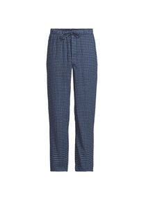LANDS' END Flanell-Pyjamahose f&uuml;r Herren, Herren, size: regular, Blau, Baumwolle, by Lands' End