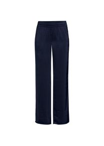 Satinhose mit Elastikbund, Damen, size: regular, Blau, Polyester, by Lands' End