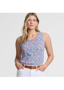 LANDS' END Baumwoll-Top f&uuml;r Damen, Damen, size: regular, Blau, Baumwolle, by Lands' End