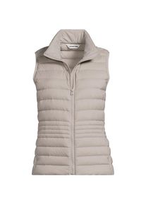 LANDS' END Daunenweste WANDERWEIGHT Verstaubar Ultraleicht f&uuml;r Damen in Petite-Gr&ouml;&szlig;e, Damen, size: petite, Beige, Nylon, by Lands' End