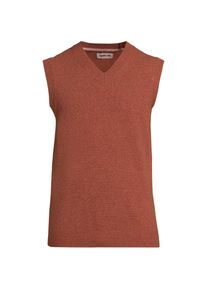 Pullunder aus Lambswool, Herren, size: regular, Orange, Wolle, by Lands' End
