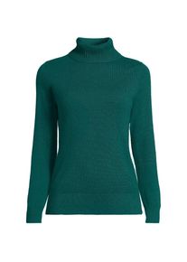 Rollkragen-Pullover aus Kaschmir in Plus-Gr&ouml;&szlig;e, Damen, size: plus, Gr&uuml;n, Kaschmir, by Lands' End