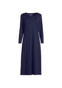 Supima Nachthemd in Petite-Gr&ouml;&szlig;e, Damen, size: petite, Blau, Baumwolle, by Lands' End